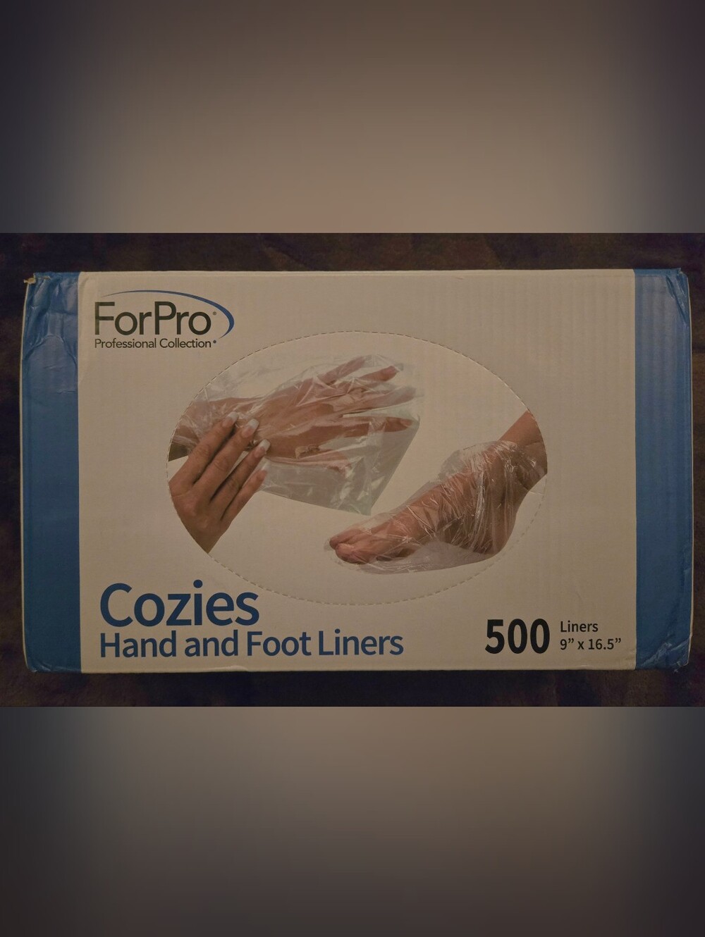 ForPro Disposable Hand & Foot Liners - White/Clear